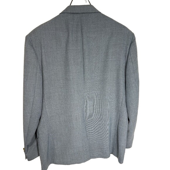 WTG Lacrosse Elegant Blue Blazer Jacket Sport Coat Gold Button Size 48L - Picture 4 of 10